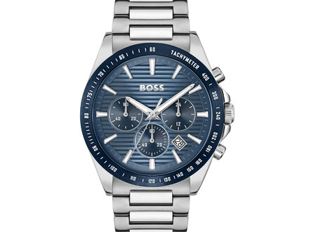 Boss Strike Chrono staal blue 41mm HB1514240
