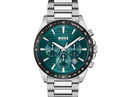 Boss Strike Chrono staal green 41mm HB1514241