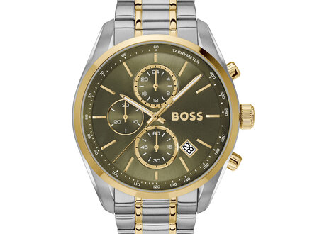 Boss Grand Prix staal bicolor 44mm HB1514227