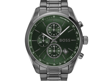 Boss Grand Prix staal zwart 44mm HB1514228