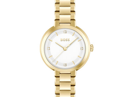 Boss Sena goudkleurig 34mm HB1502758