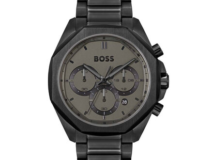 Boss Cloud staal black 44mm HB1514016