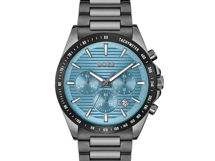 Boss Strike Chrono staal black 41mm HB1514242