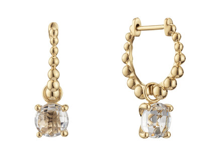 glow 14k Yellow gold klapoorringen topaas 207.2302.00