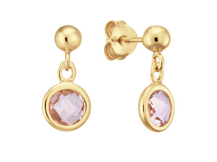 glow Pink oorstekers 106.8621.00