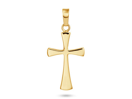 glow 14k Yellow gold hanger kruis 26x12mm 246.0214.00