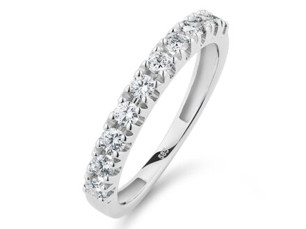 Yara 14k witgoud Alliance ring 12/0,60ct Labgrown mt 54 264R.2010.050