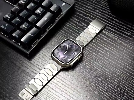 PvZ/Apple Watch Band Ultra Titanium band M2 Magnetic