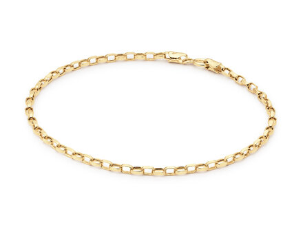 Jackie 14k Yellow gold Cannes armband 18,5cm JKB25.505