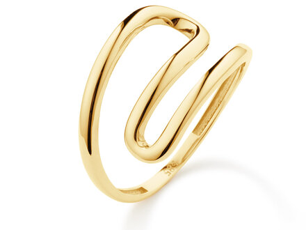 Jackie 14k Yellow Gold Canal Ring mt 56 JKR25.556