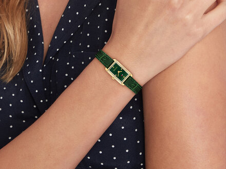 Tommy Hilfiger Madison green leather 22mm TH1782850