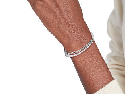 Tommy Hilfiger Schakel armband staal 19cm TJ2780981