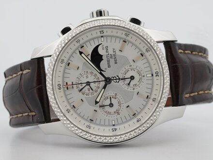 Breitling Breitling Bentley Mark VI P19362 Platinum 2012 Like New Full Set