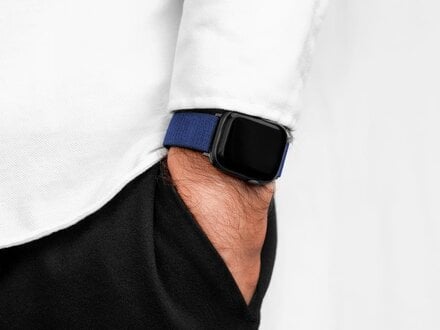 PvZ/Apple Watch Band Vocem Textile Blue 22mm