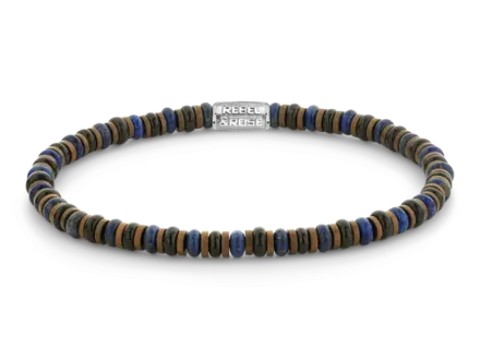 Rebel & Rose Slices - Mixed Blue - 4mm