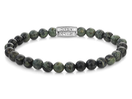 Rebel & Rose Green Rocks - 6mm