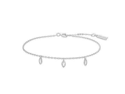 Ania Haie zilver Melodic Poet Sparkling zirconia armband B066-02H