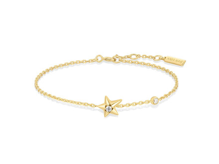 Ania Haie Goldplated Melodic Poet Sparkling Star armband B066-04G