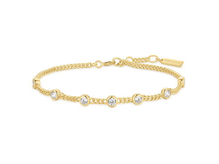 Ania Haie Goldplated Melodic Poet Multi Station Chain armband B066-05G