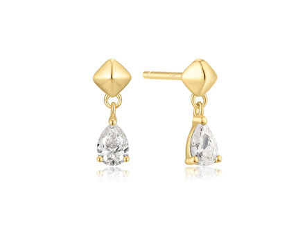 Ania Haie Goldplated Trailblazer Threaded Stud oorstekers E067-04G