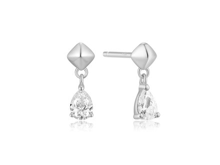 Ania Haie Silver Trailblazer Threaded Stud oorstekers E067-04H