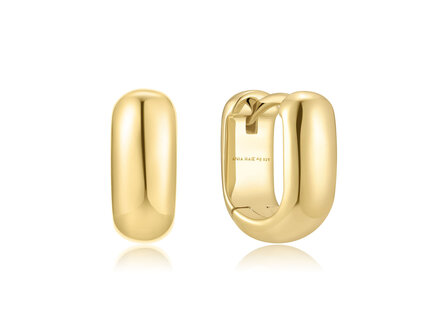 Ania Haie Goldplated Trailblazer Mini U-Shaped Hoop creolen E067-08G