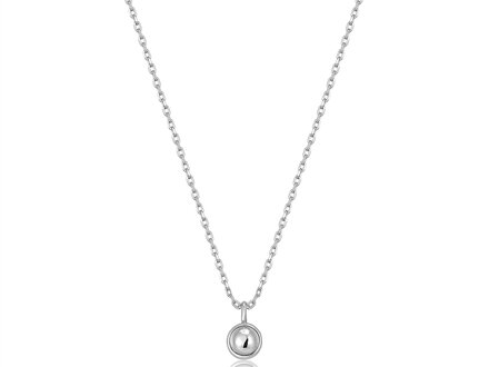 Ania Haie Silver Spaced Out Orb Drop Pendant collier N045-01H