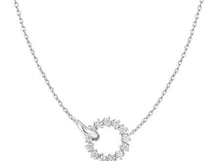 Ania Haie Silver Miss Twinkle Circles Pave collier N056-01H