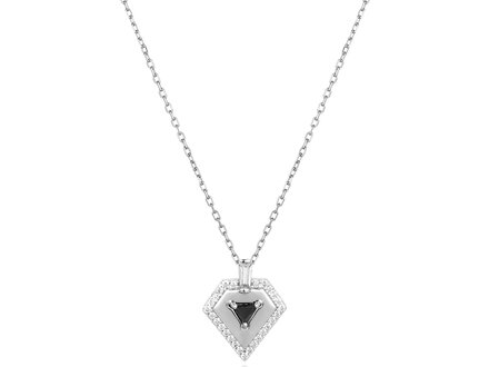 Ania Haie Silver Sunshine Chaser Geometric collier N059-05H