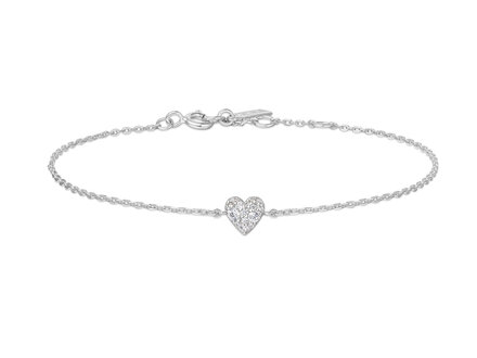 Ania Haie silver Sunny Sparkler Sweetheart Pave armband B064-01H