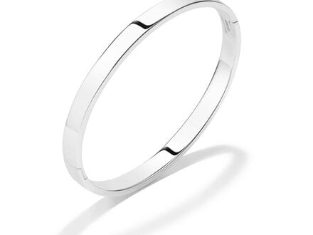 glow Silver Bangle massief armband 6x60mm 104.1158.06