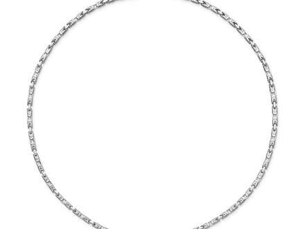 glow Zilver koningsschakel collier 2.5mm 45cm 102.0255.45