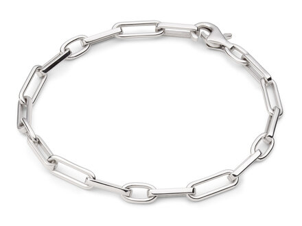 glow Zilver paperclip armband 19cm 104.0991.19