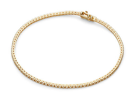 Yara 14k geelgoud Solitair Elite tennis armband labgrown 84/0,50ct 264B.1044.050