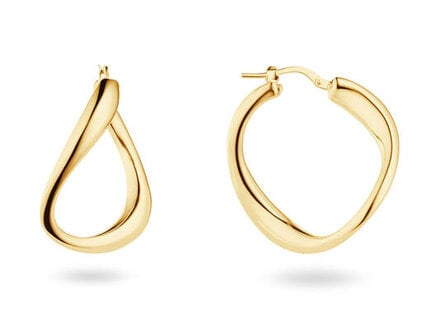 glow Goldplated Chunky Chic Twist creolen 107.8698.00