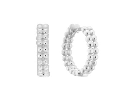 glow Zilver Premium Hoops creolen Bol 11mm 107.3200.00