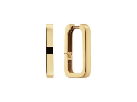 glow Goldplated Premium Hoops klapcreolen 17mm 107.2901.00