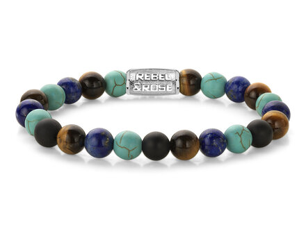 Rebel & Rose Mix Turquoise - 8mm