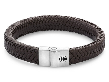 Rebel & Rose Full Metal Herringbone Brown Matt - 12mm L