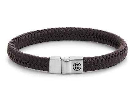 Rebel & Rose Full Metal Herringbone Brown Matt - 9mm L