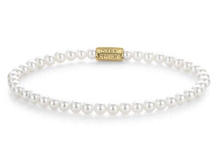 Rebel & Rose Pearl Gem Gold - 4mm S