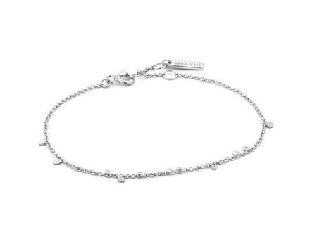 Ania Haie zilver Geometry Class jasseron armband 18cm B005-02H