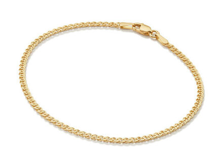 glow 14k goud schakelarmband ovaal 19cm 204.0253.19