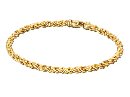 glow 14k goud Elegant Strength armband koord 19cm 204.2233.19