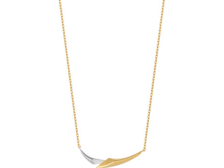 Ania Haie Bicolor zilver/goldplated Tough Love collier N049-02T