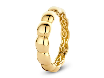 glow 14k goud Secret Heart Long Dots ring 214.1225