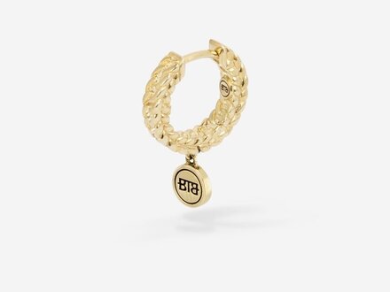 Buddha to Buddha Esther Earhoop Gold Vermeil Single Piece 415GV