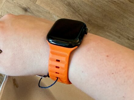 PvZ/Apple Watch Band Sport Oranje 44/45/46mm