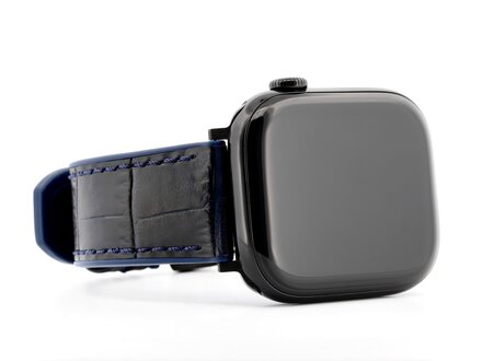 PvZ/Apple Watch Band Max Endurance Sport Classic alligator blauw 22mm