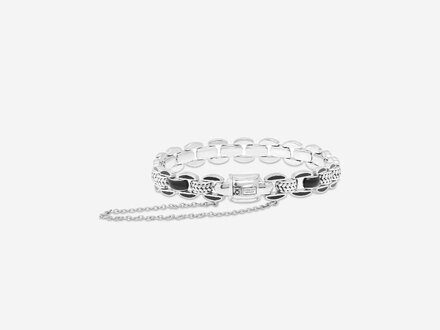 Buddha to Buddha BtB The Batul Mini Black Onyx Limited Bracelet Silver J043